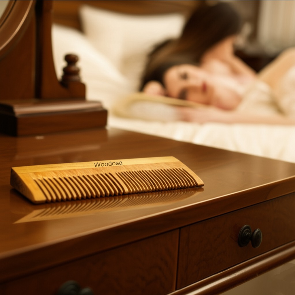 Neem Comb for Stronger Hair and Improved Blood Flow - Enhance Blood Circulation, Strengthen Follicles